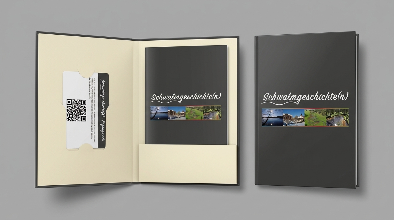 Mediabook zu Schwalmgeschichte(n) mit Zugangskarte und Begleitbuch